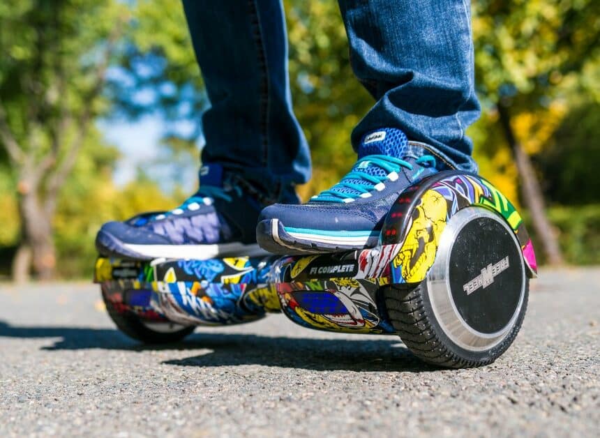 Bucharest,,Romania,,-,October,9,,2017:,Using,Electric,Hoverboard,On